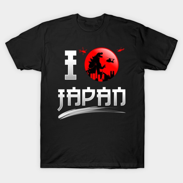 I Love Japan 01 T-Shirt by KawaiiDread